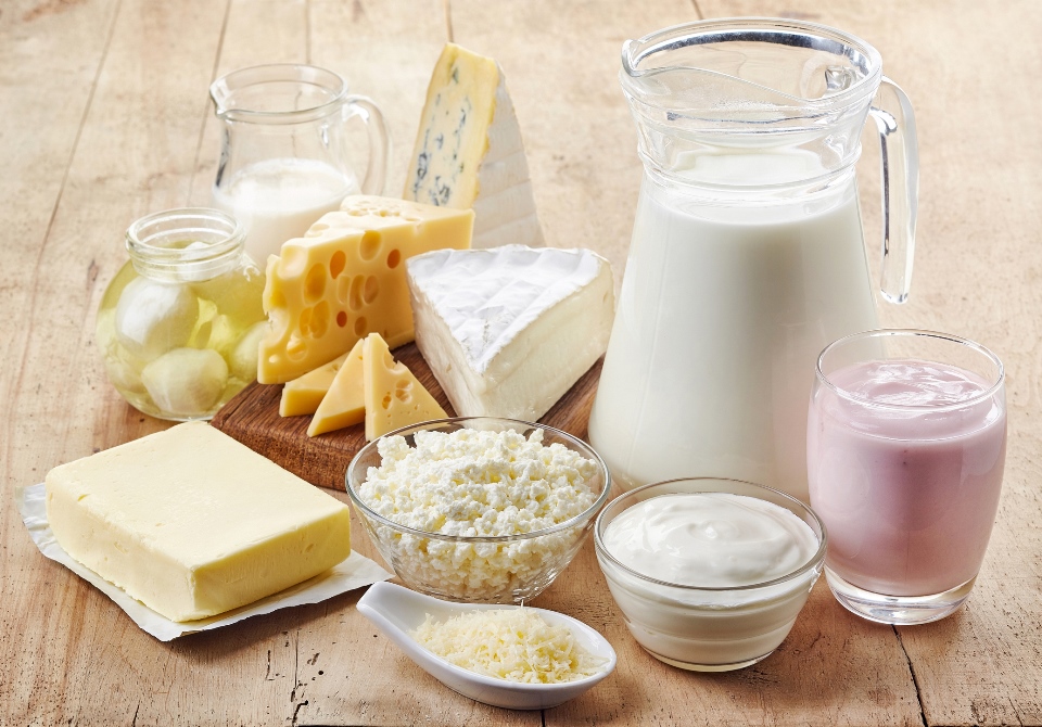 Dairy products, types and their nutritional value